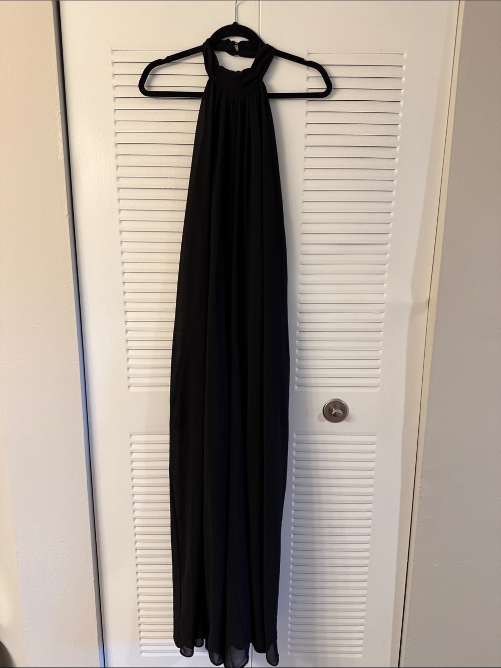 Elegant Black Halter Maxi pant/Jumpsuit